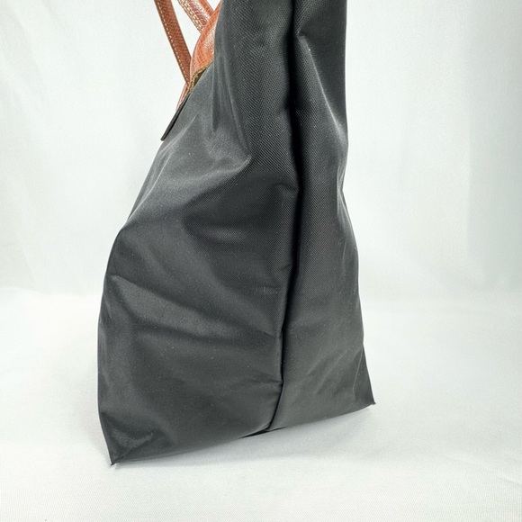 Longchamp Le Pliage Black Nylon/Leather Large Tote - Picture 2 of 11